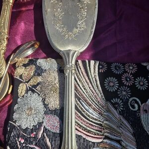 Antique Silver toned Hair Brush